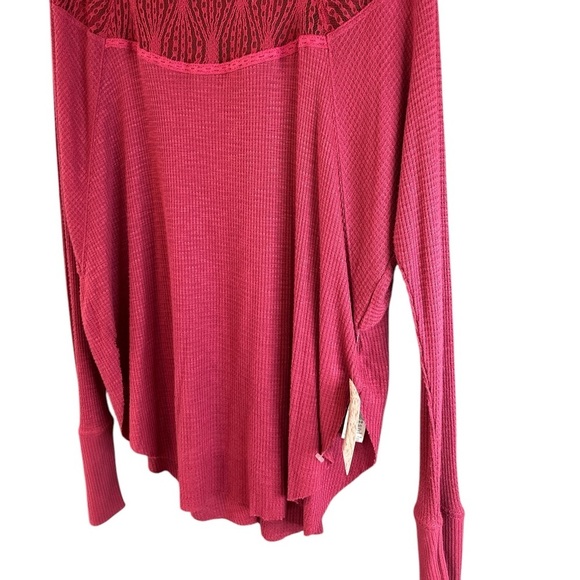 Free People Spring Valley Waffle Knit Top - Picture 7 of 12
